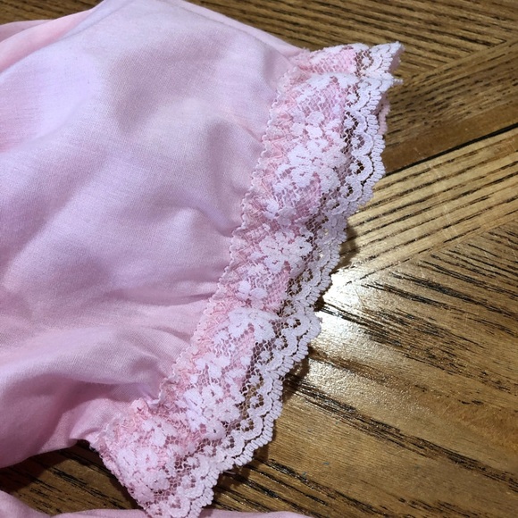 Lilo California Children’s Size 3 Pink Ruffle Lace 80s Party Dress Croquet - Picture 4 of 15